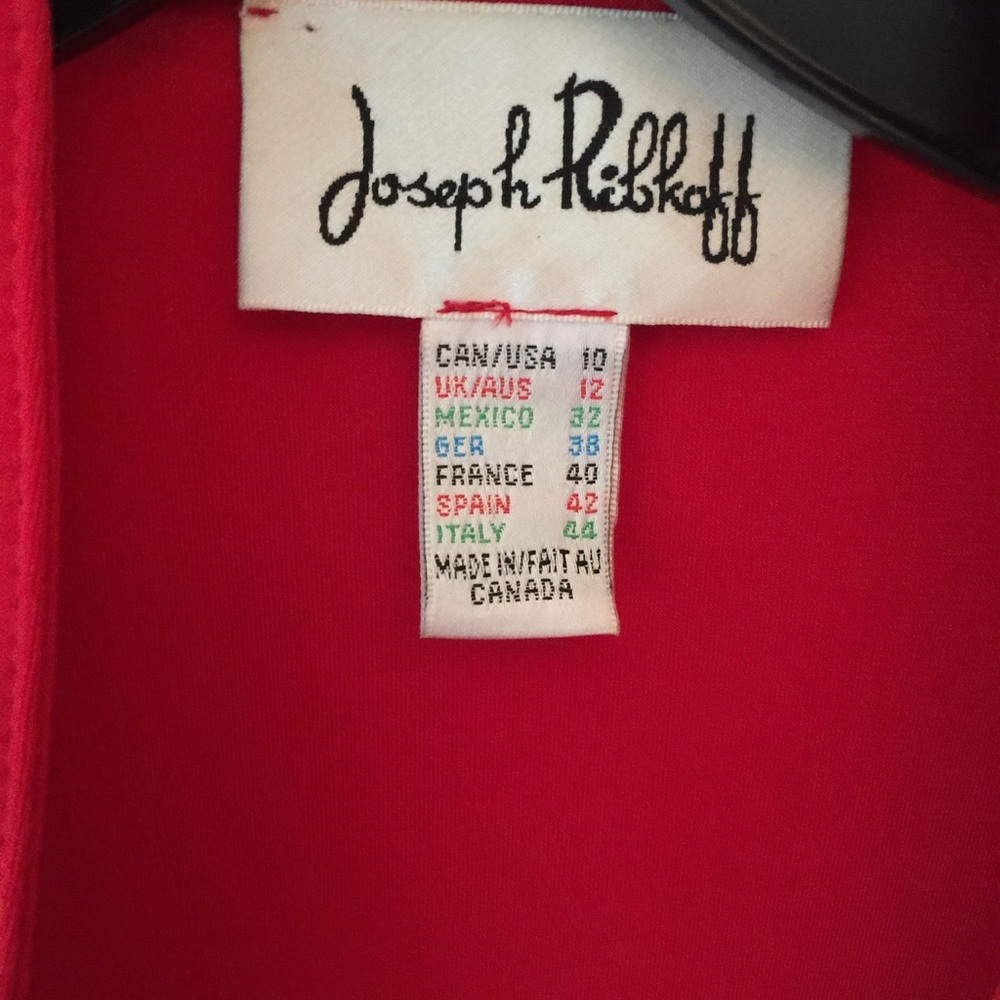 Joseph Ribkoff Red over jacket, size 10 - Picture 5 of 5